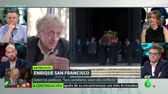 Enrique San Francisco: "Yo habría dejado a Franco donde estaba, tenemos otros problemas" Enrique San Francisco: "Yo habría dejado a Franco donde estaba, tenemos otros problemas"