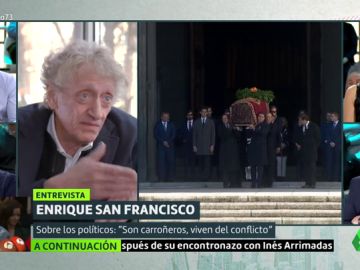 Enrique San Francisco: "Yo habría dejado a Franco donde estaba, tenemos otros problemas" Enrique San Francisco: "Yo habría dejado a Franco donde estaba, tenemos otros problemas"