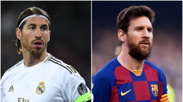 Sergio Ramos y Lionel Messi