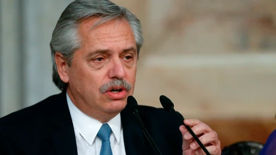 El presidente argentino, Alberto Fernández El presidente argentino, Alberto Fernández