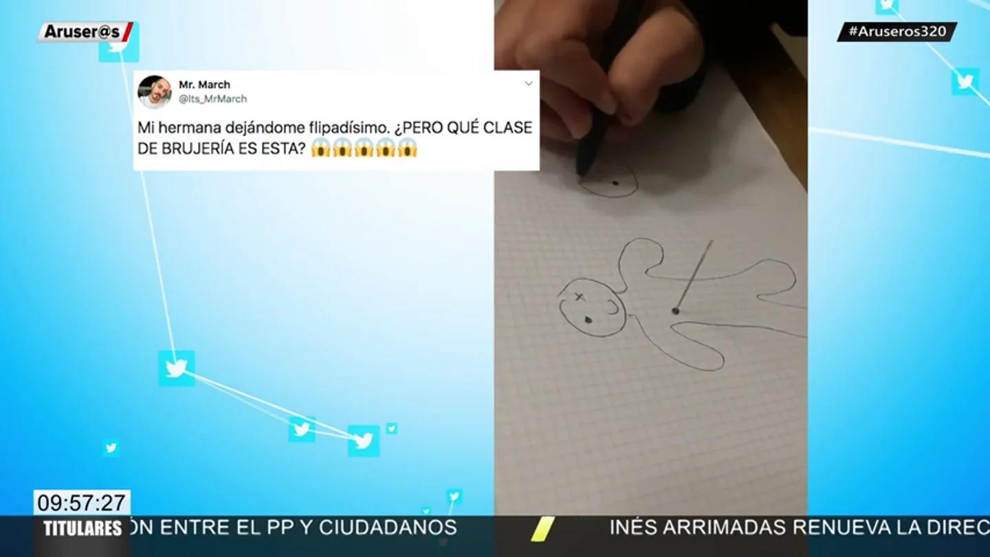 El truco de magia con un boli, un cuaderno y una aguja que ha vuelto locas a las redes sociales: "¿Qué clase de brujería es esta?" El truco de magia con un boli, un cuaderno y una aguja que ha vuelto locas a las redes sociales: "¿Qué clase de brujería es esta?"