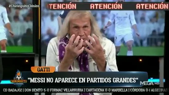 Gatti, más contundente que nunca: "Messi parece un exjugador" Gatti, más contundente que nunca: "Messi parece un exjugador"