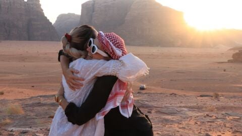 Silvia Abril en Jordania