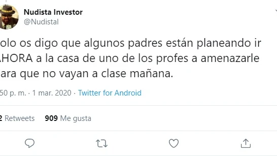 Uno de los tuits del divertido hilo publicado por @Nudistal