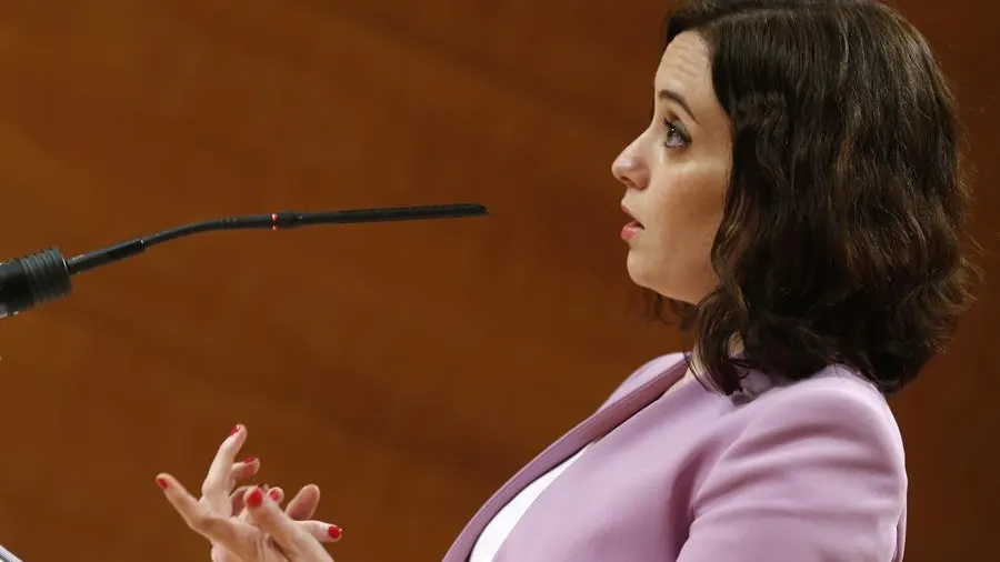 La presidenta de la Comunidad de Madrid, Isabel Díaz Ayuso 