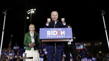 Joe Biden celebra los resultados del 'Supermartes' demócrata en Los Ángeles