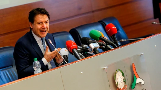 Giuseppe Conte, el primer ministro italiano Giuseppe Conte, el primer ministro italiano