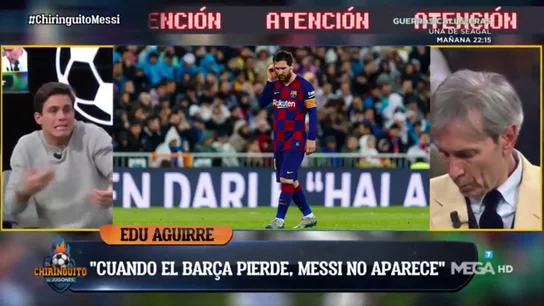 Edu Aguirre lo tiene claro: "El declive de Messi ha empezado" Edu Aguirre lo tiene claro: "El declive de Messi ha empezado"
