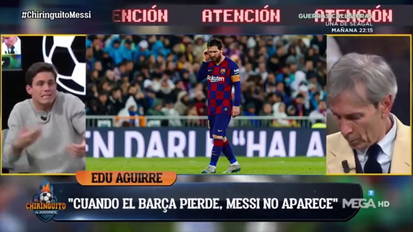 Edu Aguirre lo tiene claro: "El declive de Messi ha empezado" Edu Aguirre lo tiene claro: "El declive de Messi ha empezado"