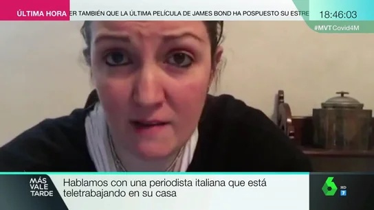 La periodista italiana Alessia Scuratti narra cómo están viviendo el brote de coronavirus: "No recuerdo que haya pasado nunca algo así" La periodista italiana Alessia Scuratti narra cómo están viviendo el brote de coronavirus: "No recuerdo que haya pasado nunca algo así"