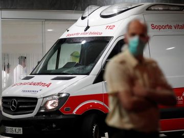 Llegada en ambulancia al Hospital Universitario Central de Asturias Llegada en ambulancia al Hospital Universitario Central de Asturias