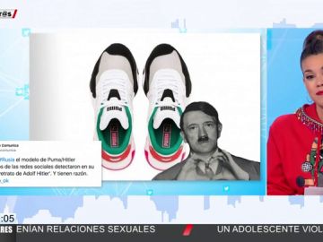 Las redes estallan con el nuevo modelo de zapatillas que recrea el rosto de Hitler Las redes estallan con el nuevo modelo de zapatillas que recrea el rosto de Hitler