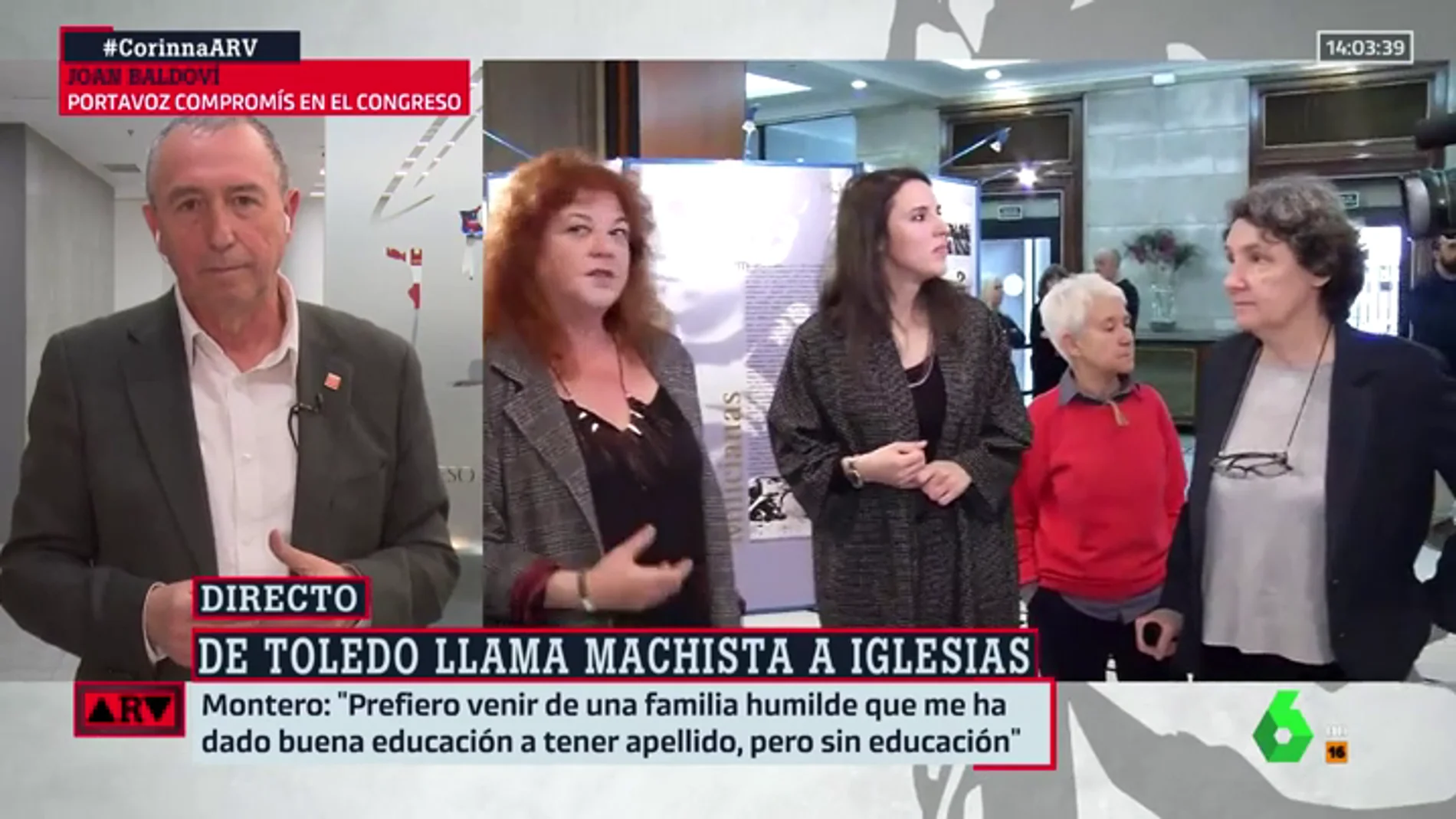 Baldoví: "Álvarez de Toledo es una bendición para la izquierda, con personas como ella el PP pasará mucho tiempo en la oposición"