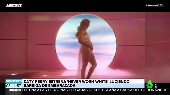 Katy Perry revoluciona las redes con el estreno de su nuevo videoclip donde revela que está embarazada