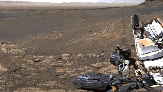 La panorámica realizada por 'Curiosity' La panorámica realizada por 'Curiosity'