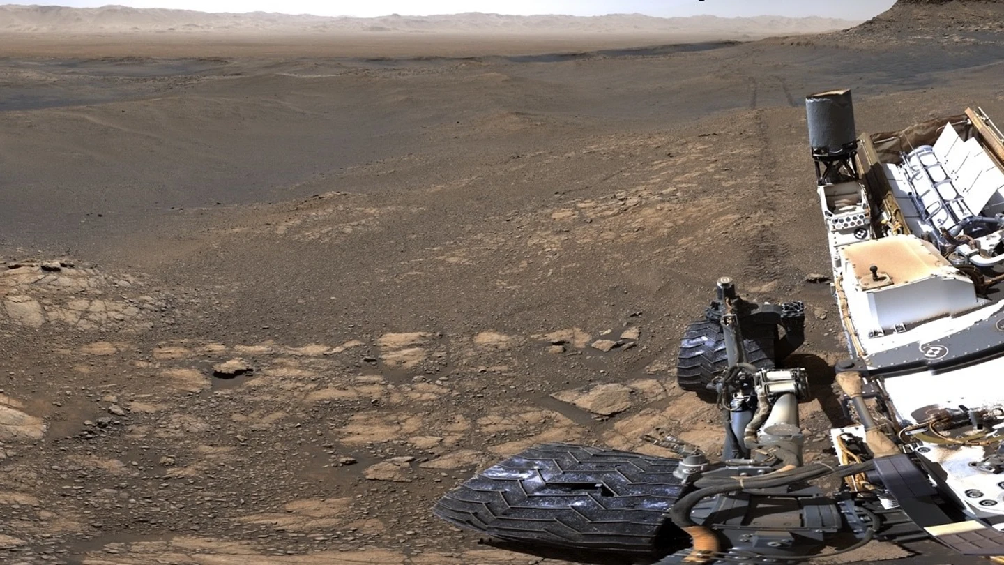 La panorámica realizada por 'Curiosity' La panorámica realizada por 'Curiosity'