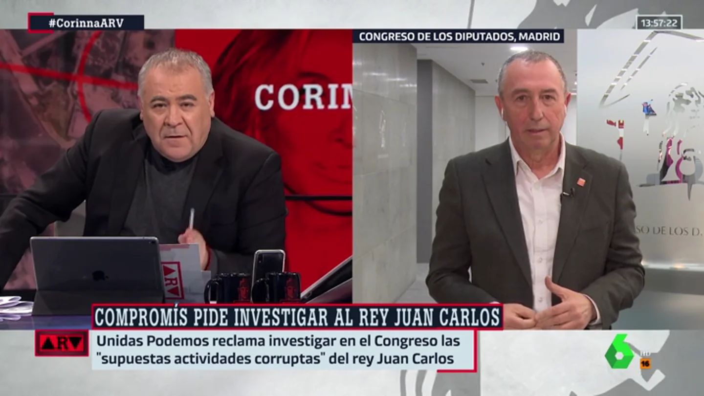 El mensaje de Baldoví a los monárquicos: "La Corona no se defiende con opacidad" El mensaje de Baldoví a los monárquicos: "La Corona no se defiende con opacidad"