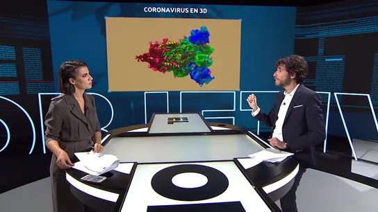 La imagen más real que conoce hasta el momento del coronavirus en 3D La imagen más real que conoce hasta el momento del coronavirus en 3D