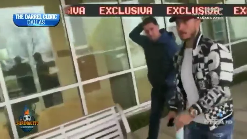 Exclusiva mundial de 'El Chiringuito': hablan con Hazard a su salida del hospital en Dallas