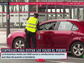 Controles policiales en las salidas de las ciudades para evitar los viajes por el puente de San José Controles policiales en las salidas de las ciudades para evitar los viajes por el puente de San José