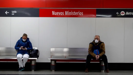 La estación de Nuevos Ministerios, en Madrid, en plena crisis por el coronavirus La estación de Nuevos Ministerios, en Madrid, en plena crisis por el coronavirus