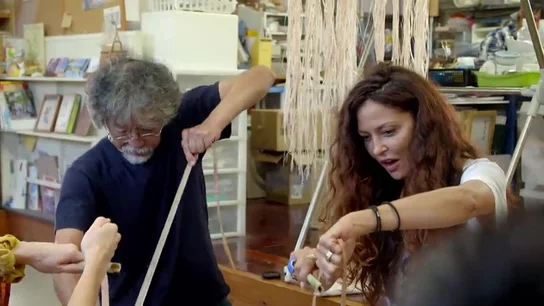 Patricia Pérez aprende a hilar tela bashofu en Japón: "¡Qué maravilla!" Patricia Pérez aprende a hilar tela bashofu en Japón: "¡Qué maravilla!"