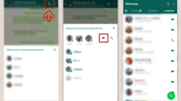 Con WhatsApp se puede hacer una videollamada grupal con hasta cuatro personas