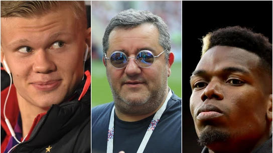 Haaland, Raiola y Pogba Haaland, Raiola y Pogba