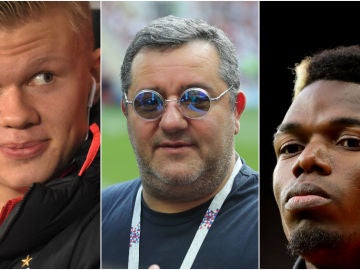 Haaland, Raiola y Pogba Haaland, Raiola y Pogba
