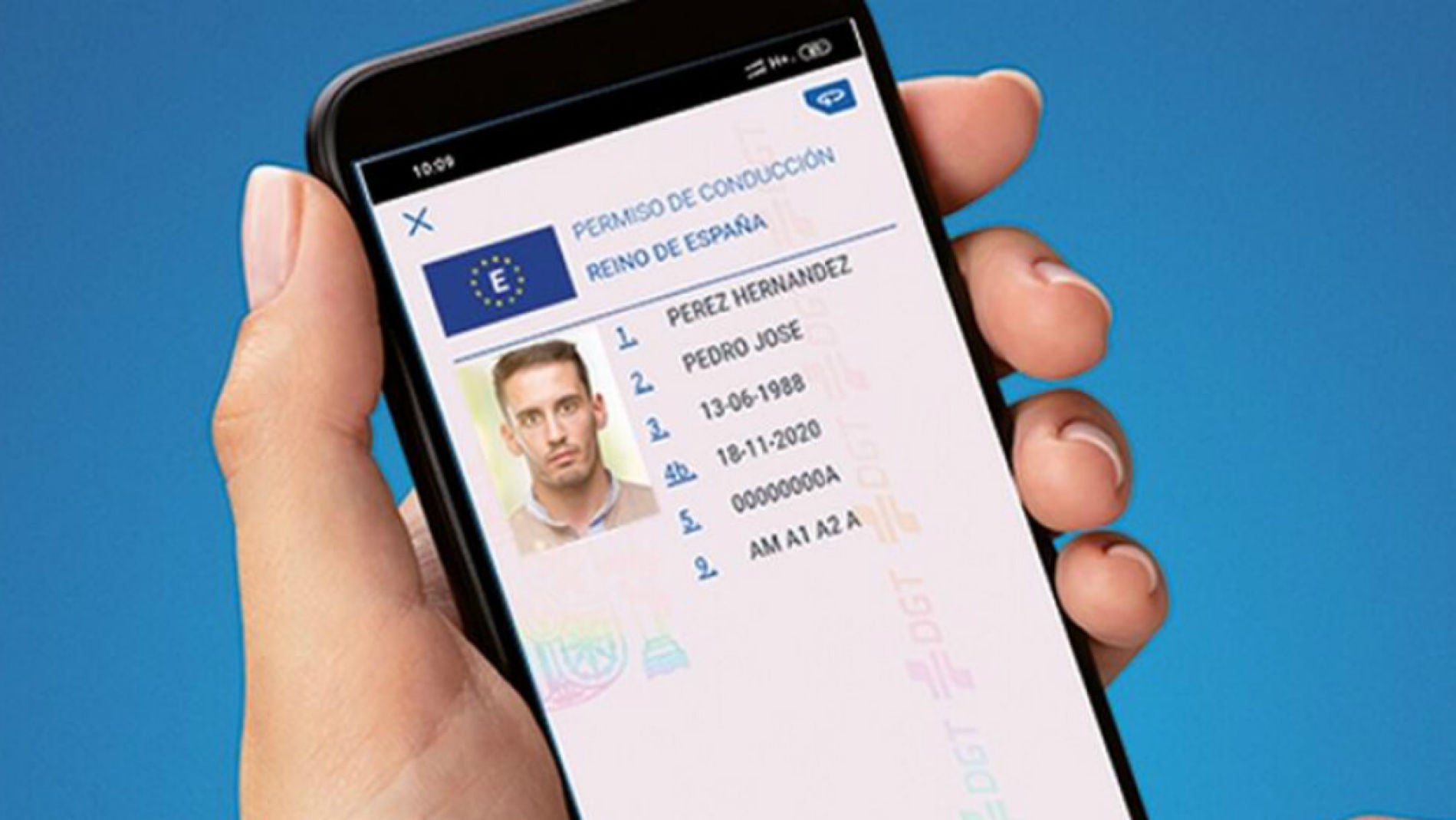 App carn&eacute; de conducir 