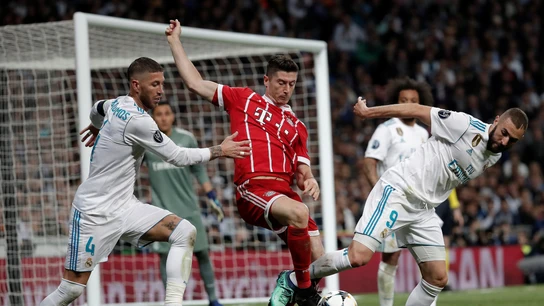 Ramos, Lewandowski y Benzema Ramos, Lewandowski y Benzema