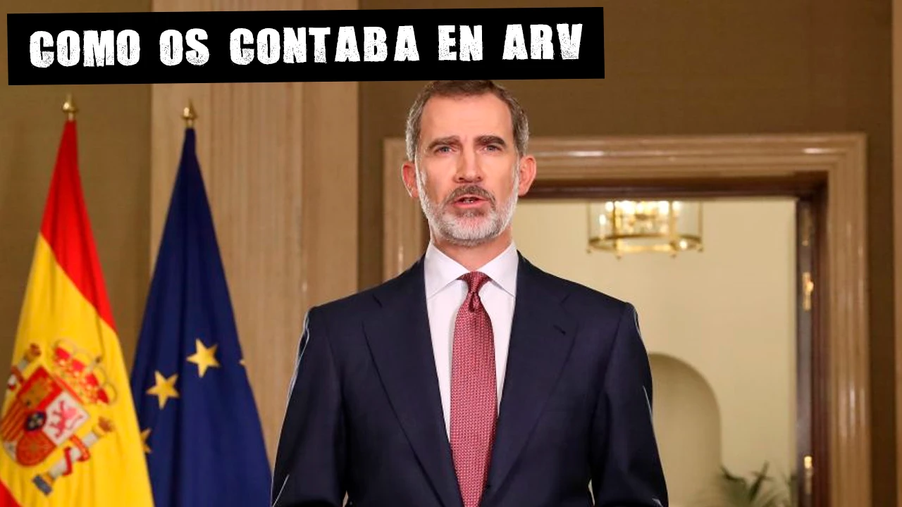 Imagen del discurso del rey Felipe VI