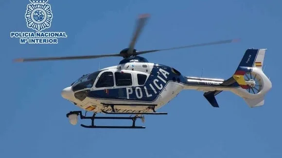 Helicóptero de la Policía Nacional