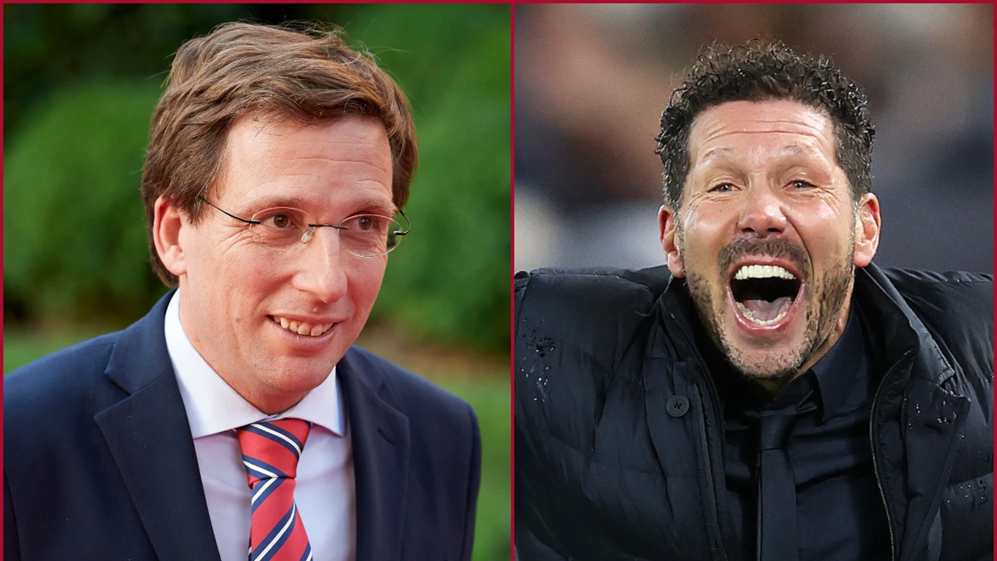 Martínez-Almeida y Diego Simeone Martínez Almeida y Diego Simeone