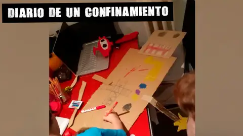 Documento gráfico que ilustra el confinamiento de Quique Peinado Documento gráfico que ilustra el confinamiento de Quique Peinado