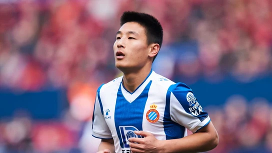 Wu Lei, con el Espanyol Wu Lei, con el Espanyol
