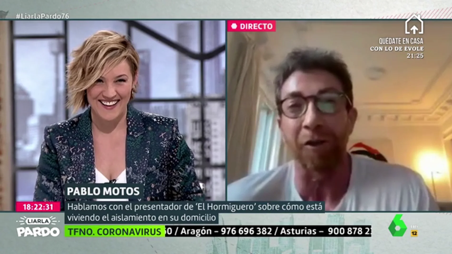 Pablo Motos "copiará" a Liarla Pardo en El Hormiguero: "Hay que cambiar de sintonía"