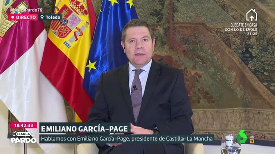 García-Page celebra el "ambiente constructivo" de la reunión de Sánchez con los presidentes autonómicos: "Torra ha dicho cosas sensatas" García-Page celebra el "ambiente constructivo" de la reunión de Sánchez con los presidentes autonómicos: "Torra ha dicho cosas sensatas"