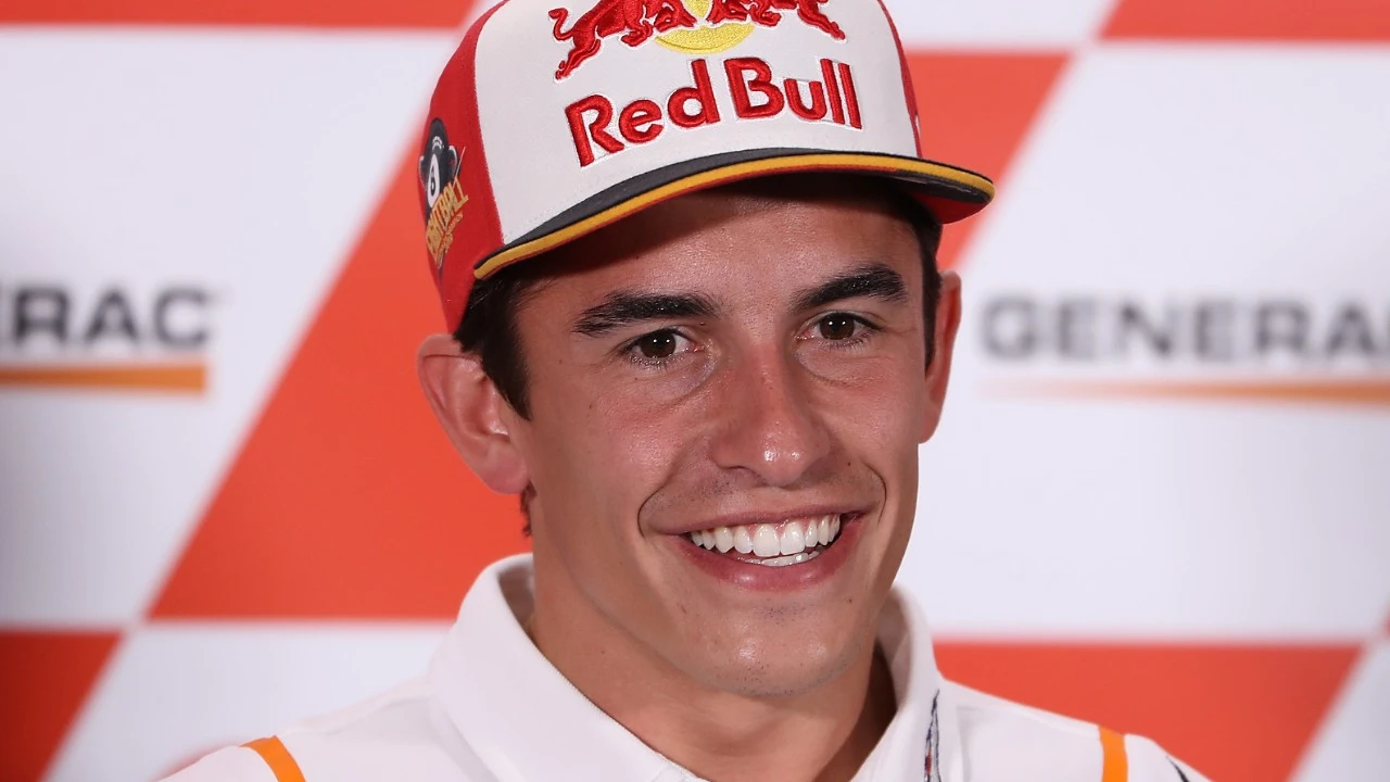 Marc Márquez, sonriente