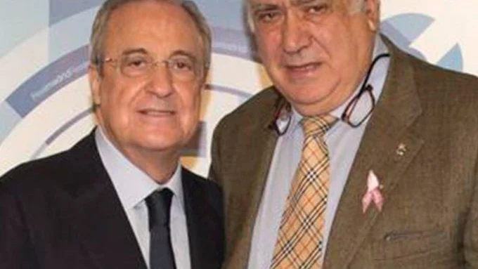 Florentino Pérez, con Lorenzo Sanz