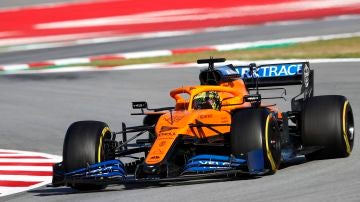 Lando Norris Test F1 Barcelona 2020