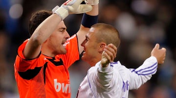 Iker Casillas y Fabio Cannavaro