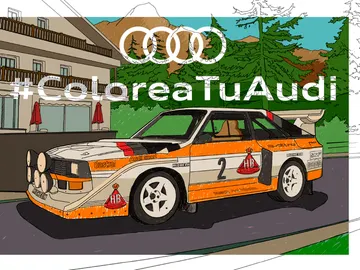 Colorea tu Audi Colorea tu Audi