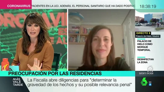 El duro relato de Ángeles tras perder a su madre por coronavirus en una residencia: "Le ha dado tiempo a decirme que me quiere" El duro relato de Ángeles tras perder a su madre por coronavirus en una residencia: "Le ha dado tiempo a decirme que me quiere"