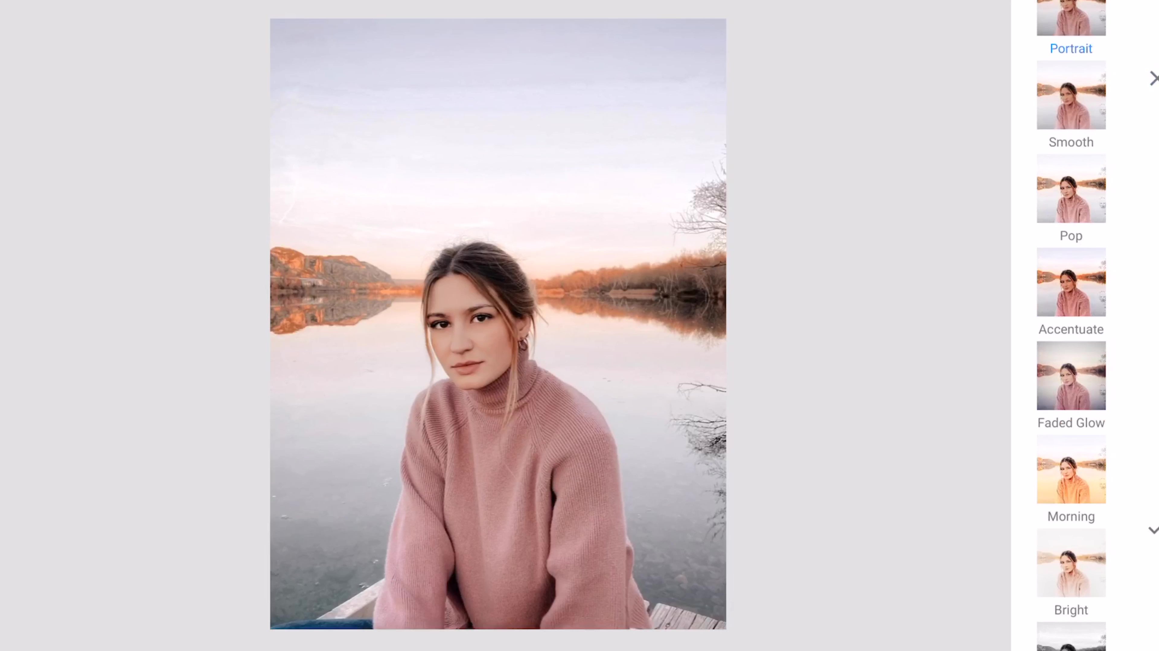 Edición de una foto