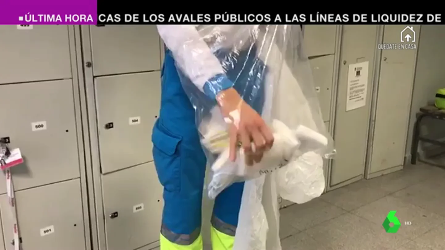 "El material viene roto antes de abrirlo": los sanitarios denuncian situaciones "tercermundistas" por la crisis de coronavirus "El material viene roto antes de abrirlo": los sanitarios denuncian situaciones "tercermundistas" por la crisis de coronavirus
