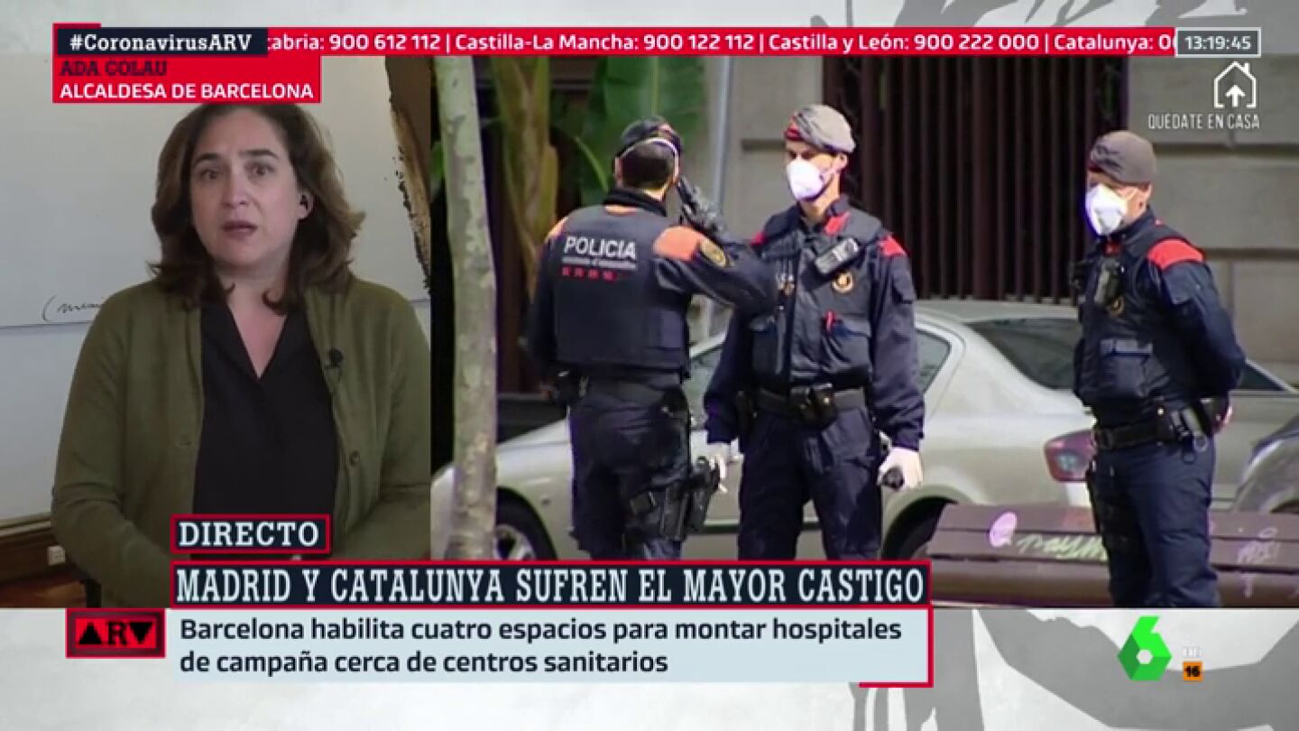 Ada Colau: "Con la crisis sanitaria empieza inmediatamente una econ&oacute;mica que golpear&aacute; a los m&aacute;s vulnerables"