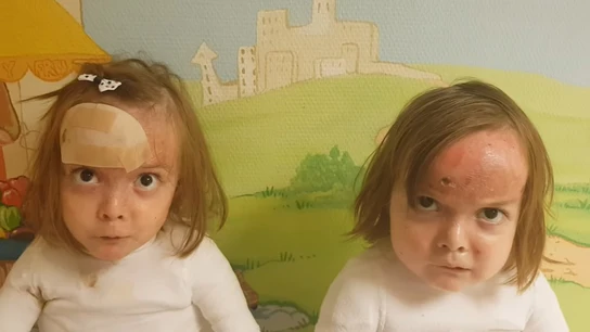 Las hermanas Noa y Carla Las hermanas Noa y Carla