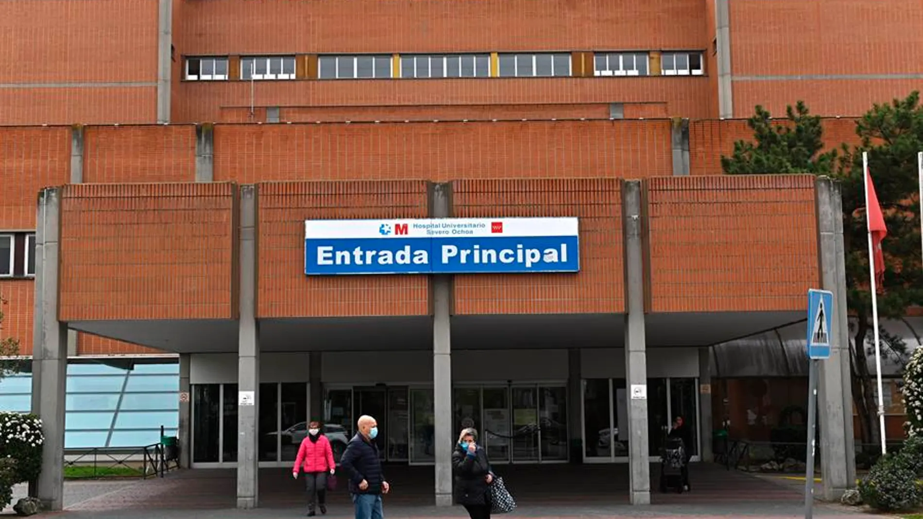 Vista del exterior del Hospital Universitario Severo Ochoa de Leganés.
