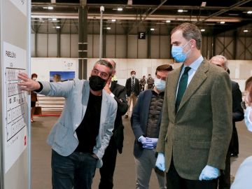El Rey Felipe VI visita Ifema El Rey Felipe VI visita Ifema